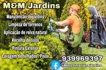 Limpeza de terrenos e manutenção de jardins e afins
