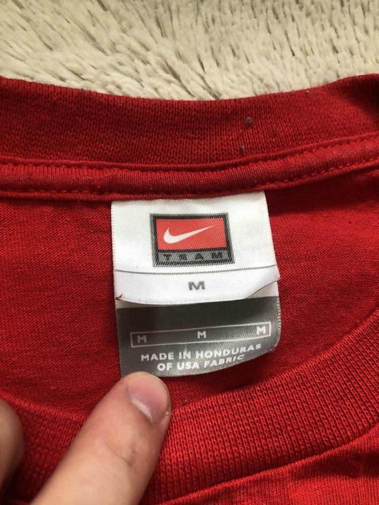 NIKE TEAM (M) Vintage Cardinals тишка футболка красная оригинал винтаж