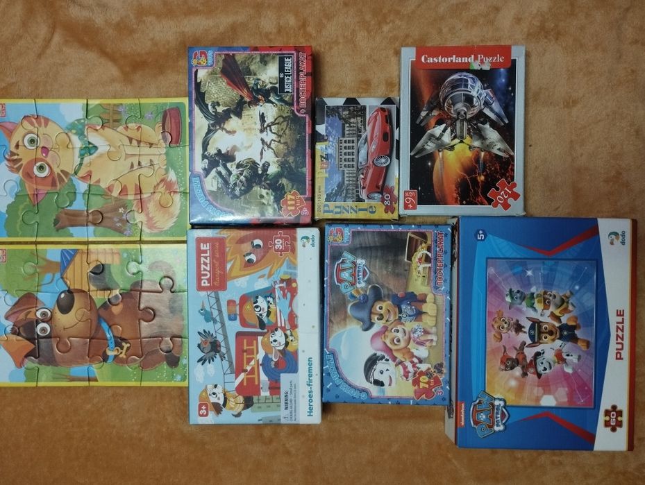 Пазли дитячі різні