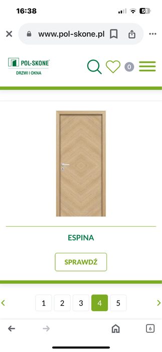 Drzwi 80 Prawe z oscieznicą bexprzylgowa Nowe