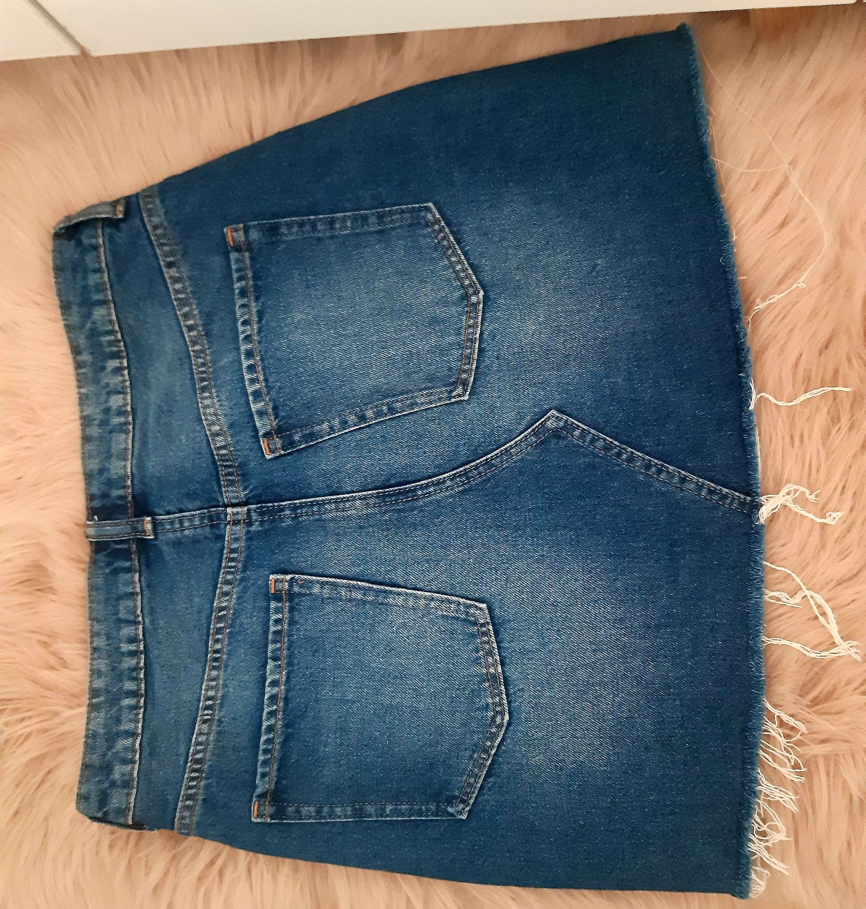 Krótka jeansowa spódnica H&M - r. 38