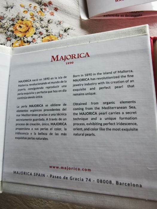 Colar com pérola MAJORICA novo.