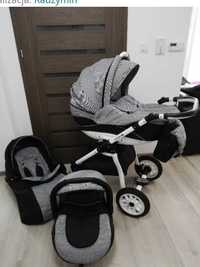 Wózek niemowlęcy głęboki 3w1 Adamex