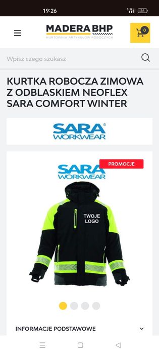 Kurtka Robocza NOWA, ciepła na zimę