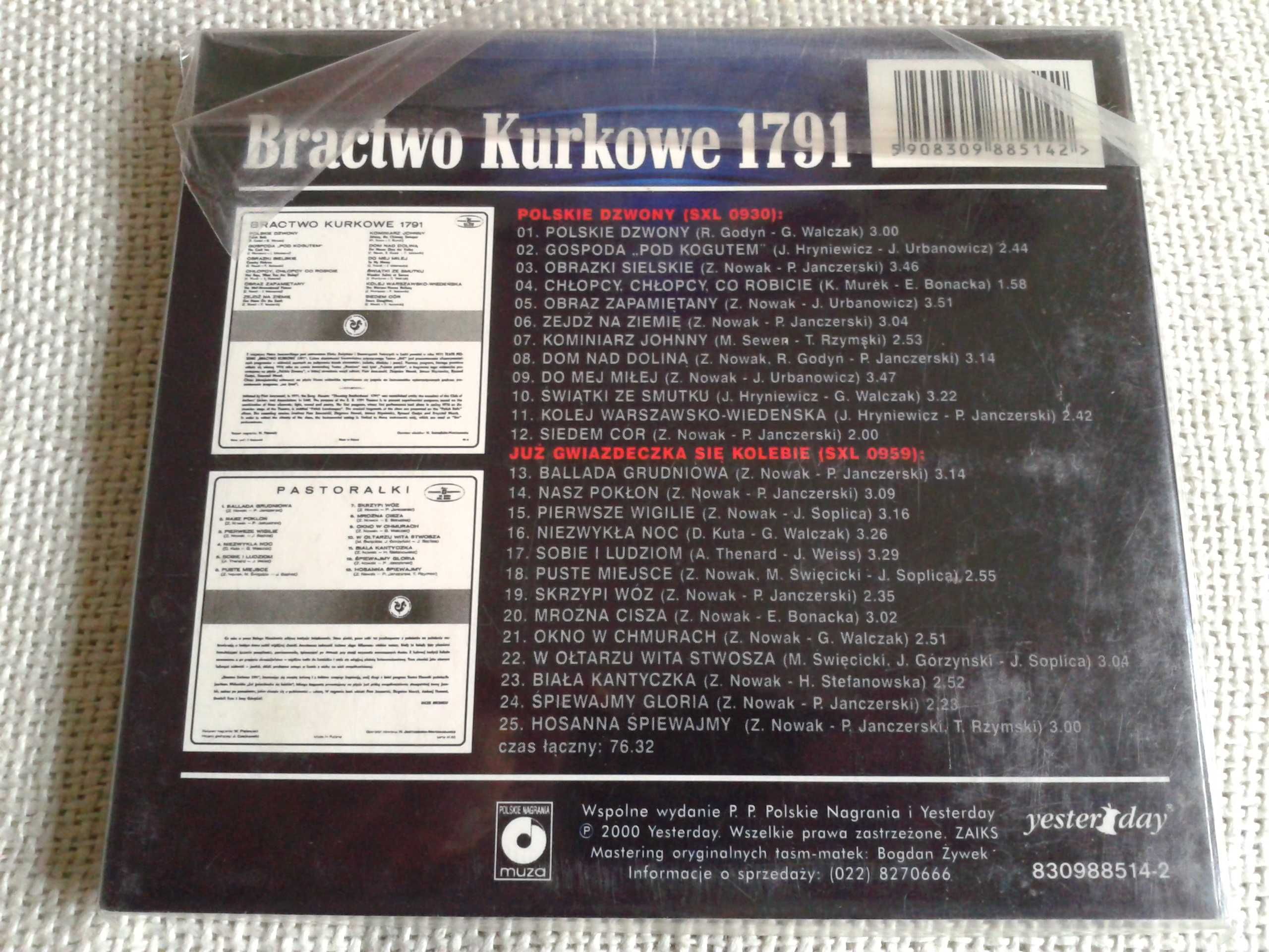 Bractwo Kurkowe - Polskie dzwony + Już Gwiazdeczka  CD