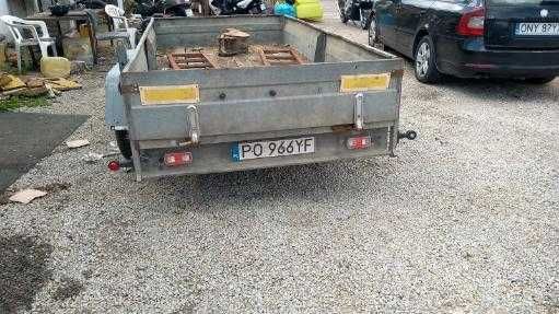 Przyczepa pod minikoparkę dmc 2000 kg