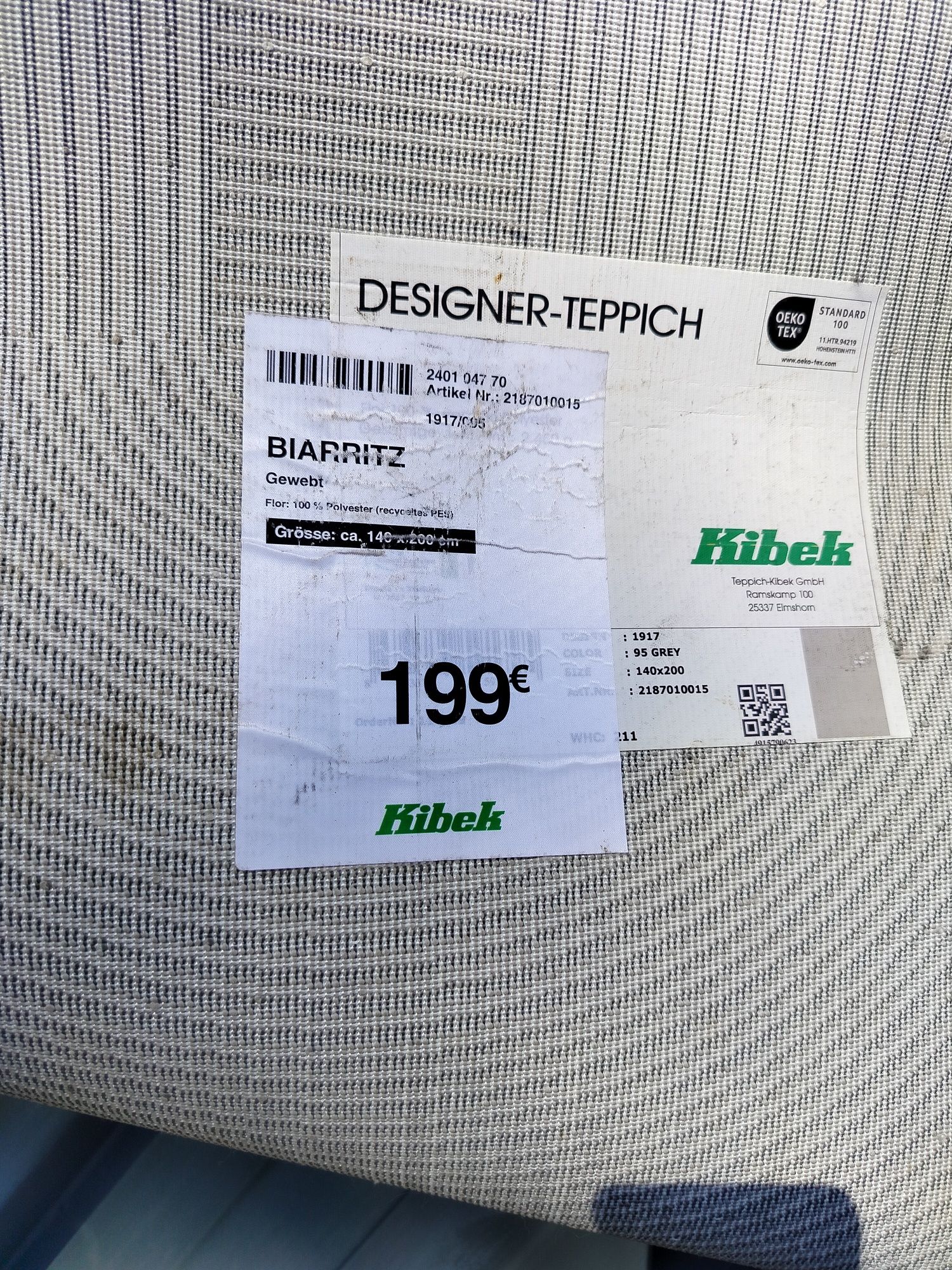 Dywan 140x200cm wykładzina do salonu Kibek