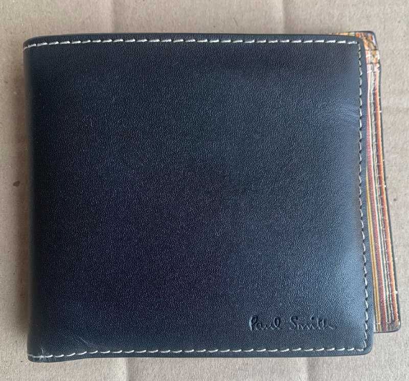 Брендовый итальянский кожаный кошелек Paul Smith
