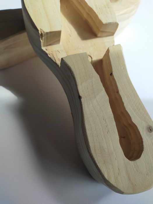 Patynki drewniane średniowieczne,kopia z portu Yenikapi-Konstantynopol