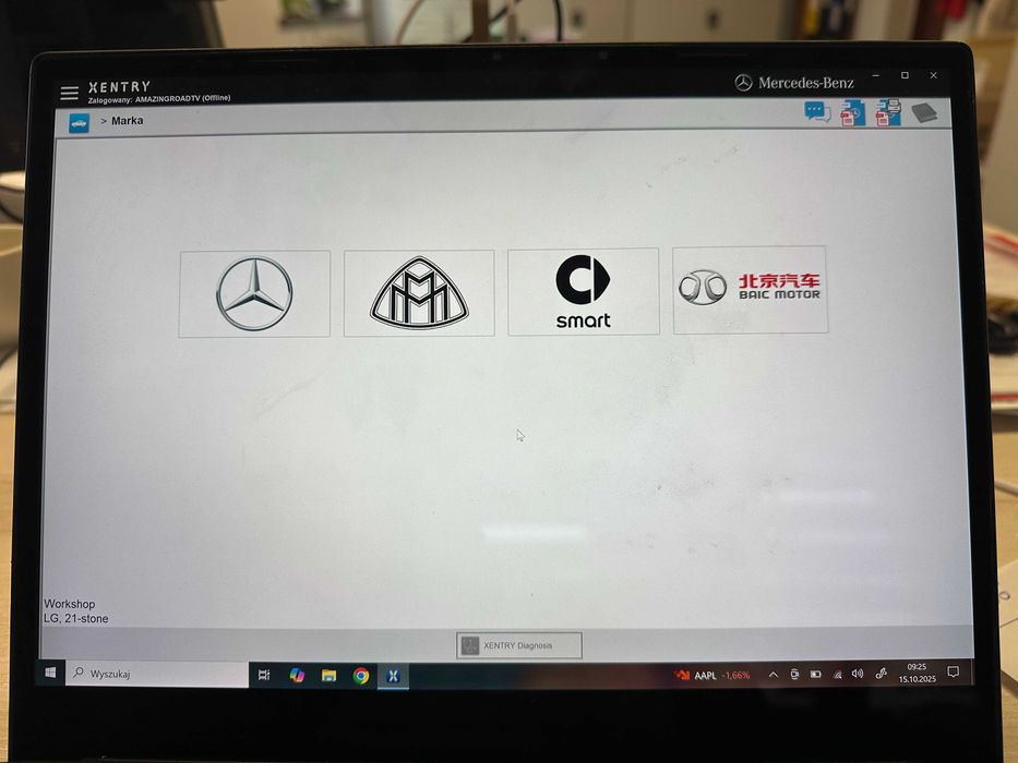 Dell Latitude 7285 2w1 - i7 +xentry ,vcx se mercedes renault audi vw