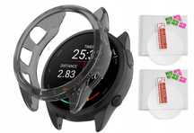 Zestaw 2 X Szkło Hartowane 9H+Etui do Garmin Forerunner 165 /Music