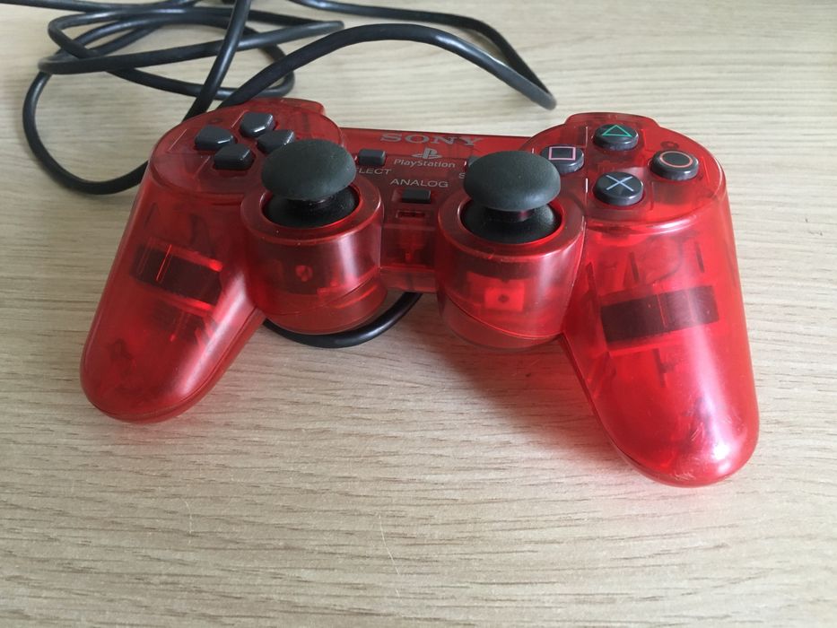 Sony PlayStation Dualshock 2 Pad Controller PS2 Czerwony