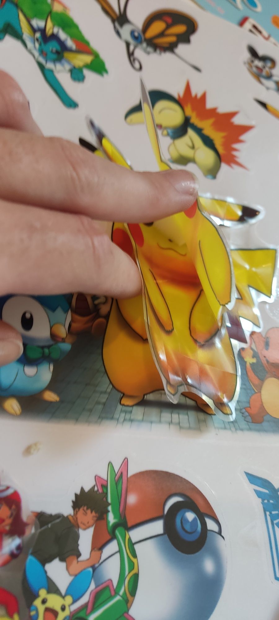 Naklejki ścienne 3d Pokemon nowe