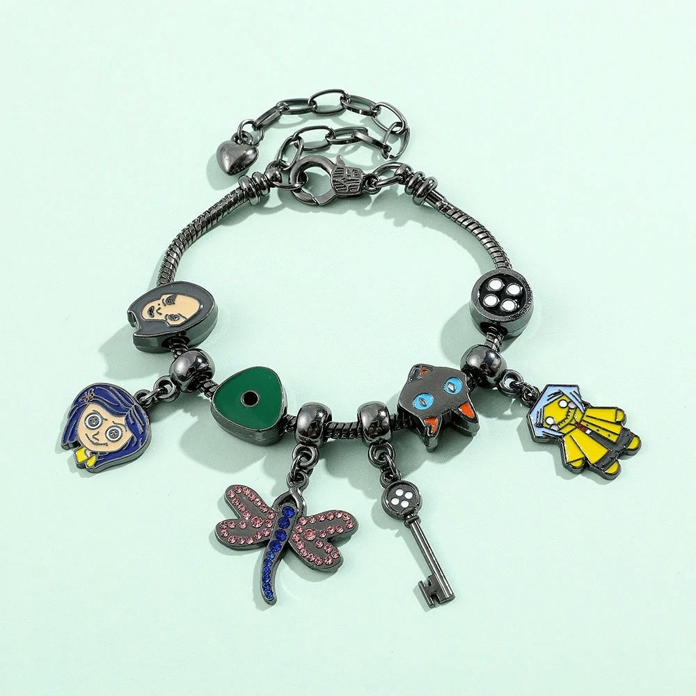 Pulseira estilo Pandora Coraline Metal Nova