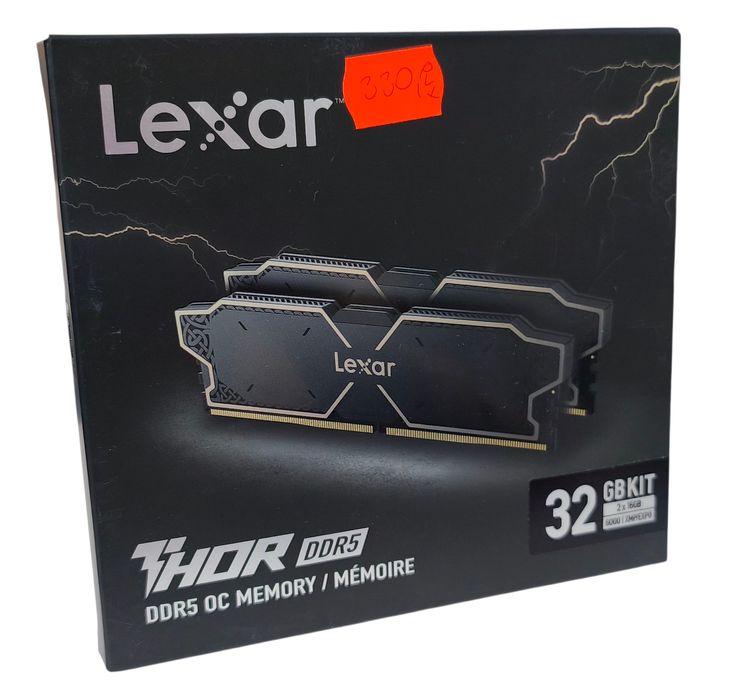 Pamięć LEXAR DDR5 32GB (2x16GB) 6000Mhz THOR Black -nowa
