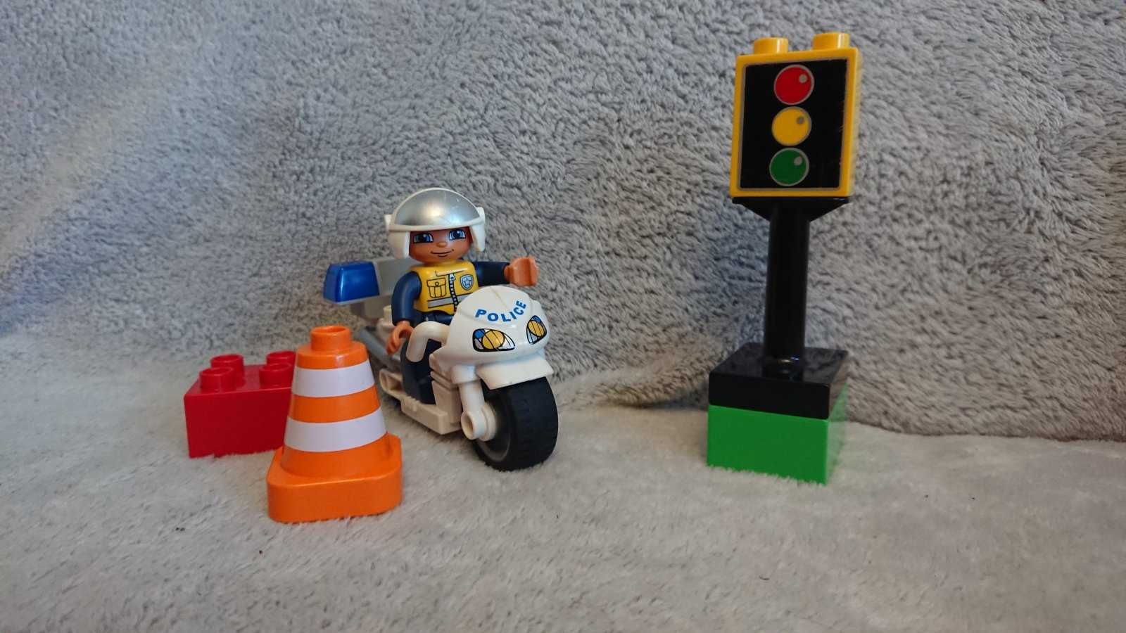Кубики Лего Дупло, транспорт,  поліція, пожарна