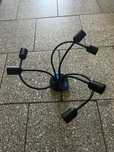 Lampa sufitowa-  czarna, industrialna