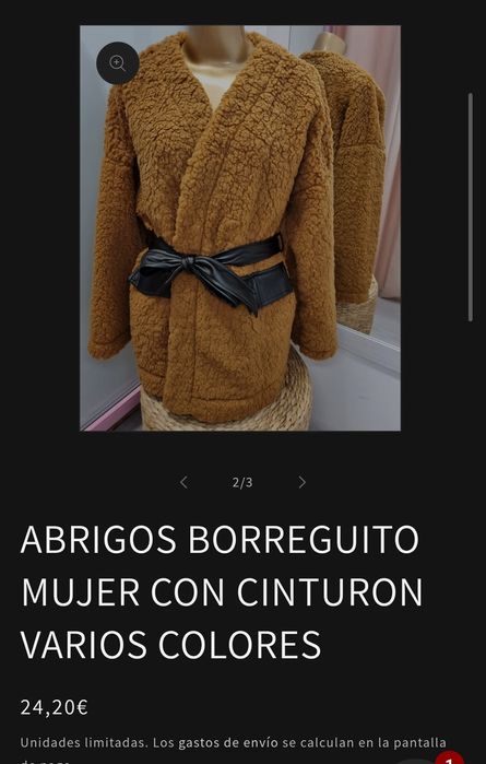 Casaco de pêlo tipo tedi novo