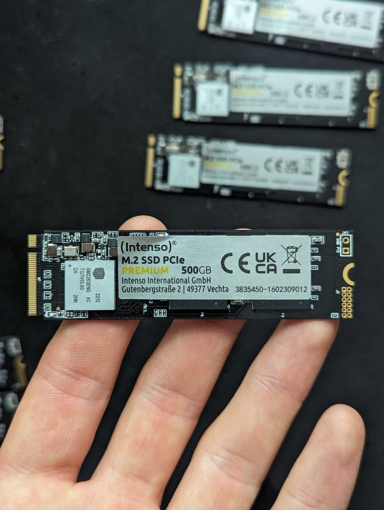 M.2 SSD Intenso Premium 500GB NVMe 1.3 Gen3 X4 3D NAND SLC | Новий