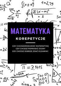 Korepetycje stacjonarne z matematyki.Nauczanie matematyki