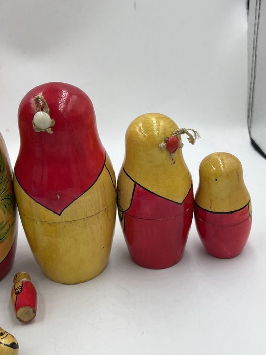 Matrioszka drewniana 1/7 elementów rosja L
