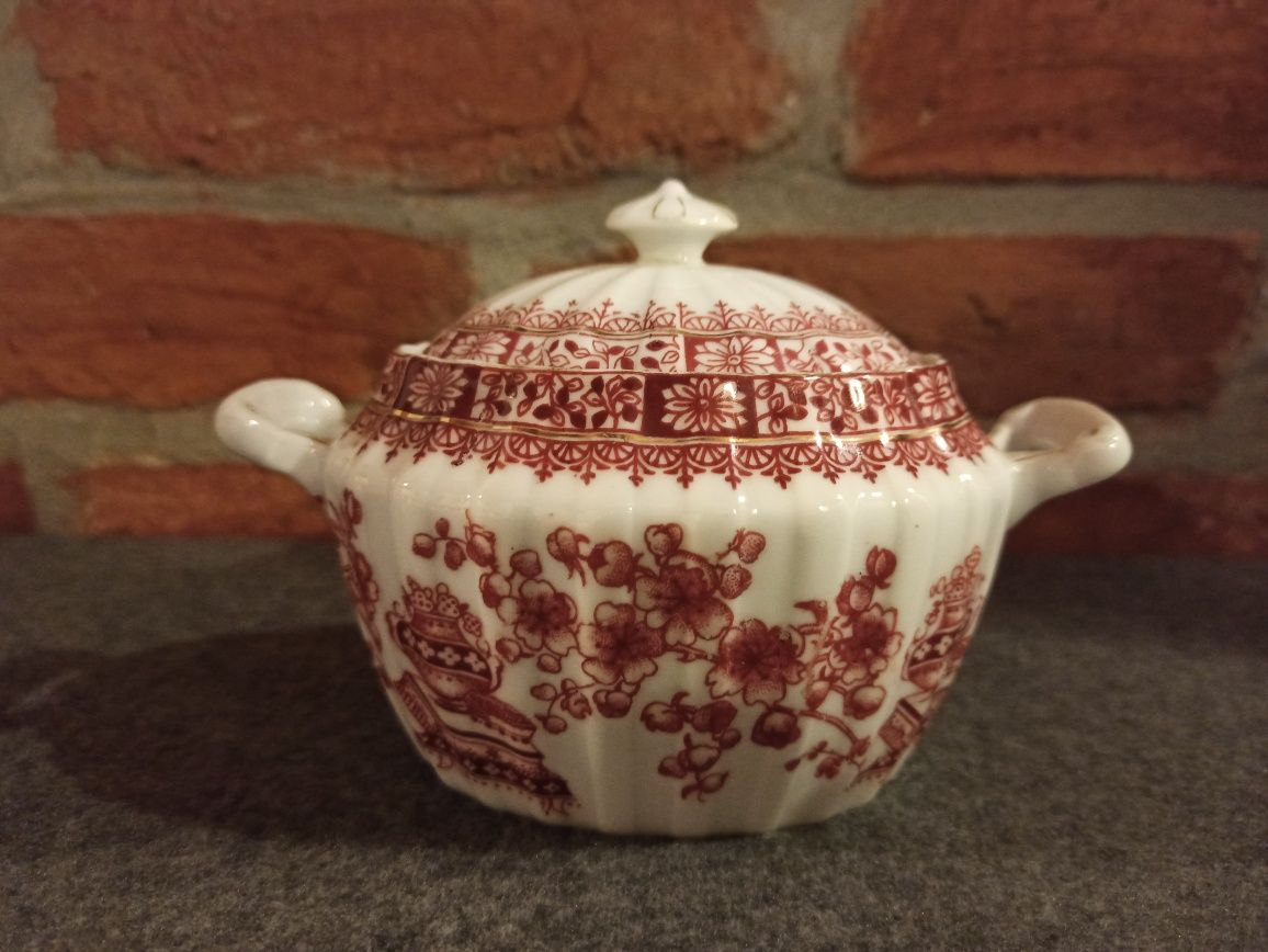R TILLOWITZ RS China Rot Cukiernica Tułowice Porcelana Śląska Stan IDE