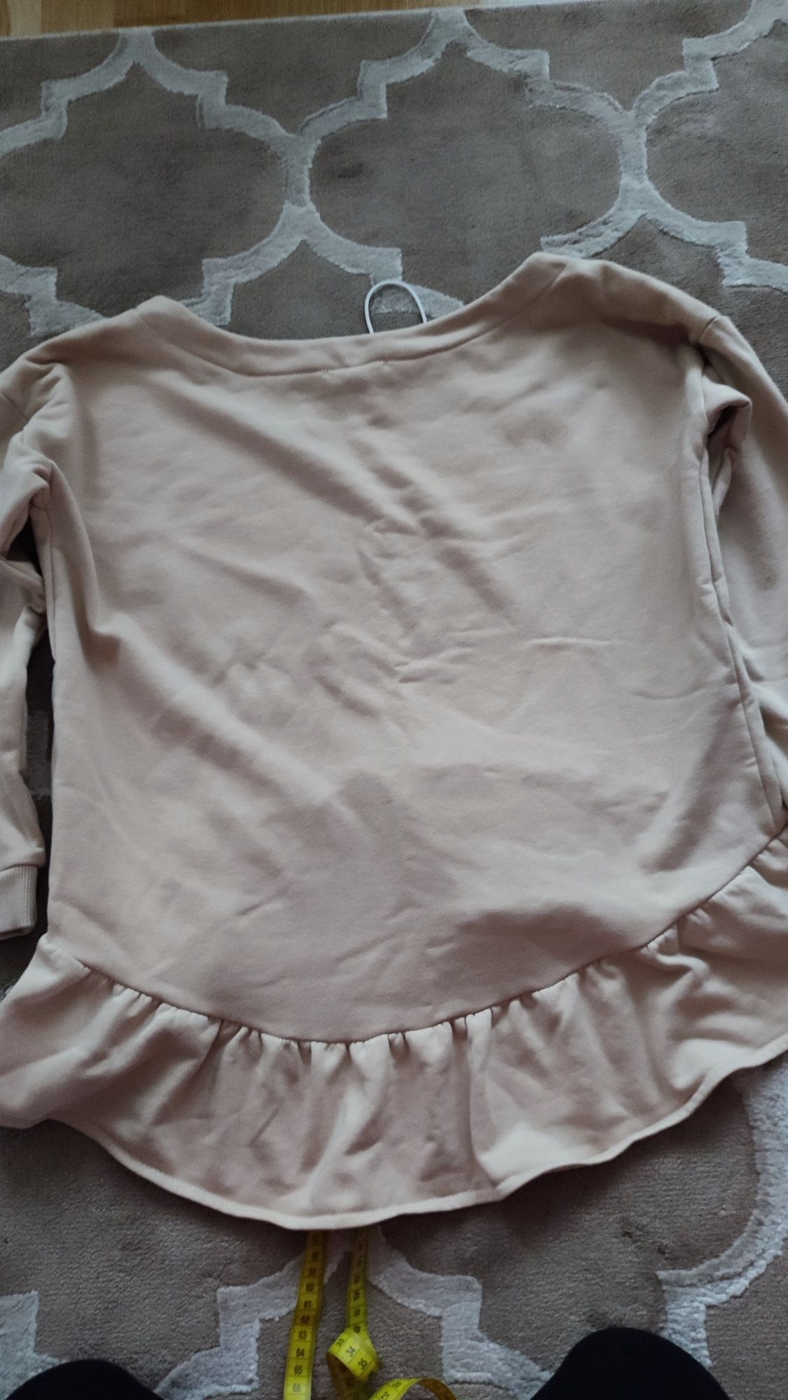 Bluza dresowa S/M z falbanką