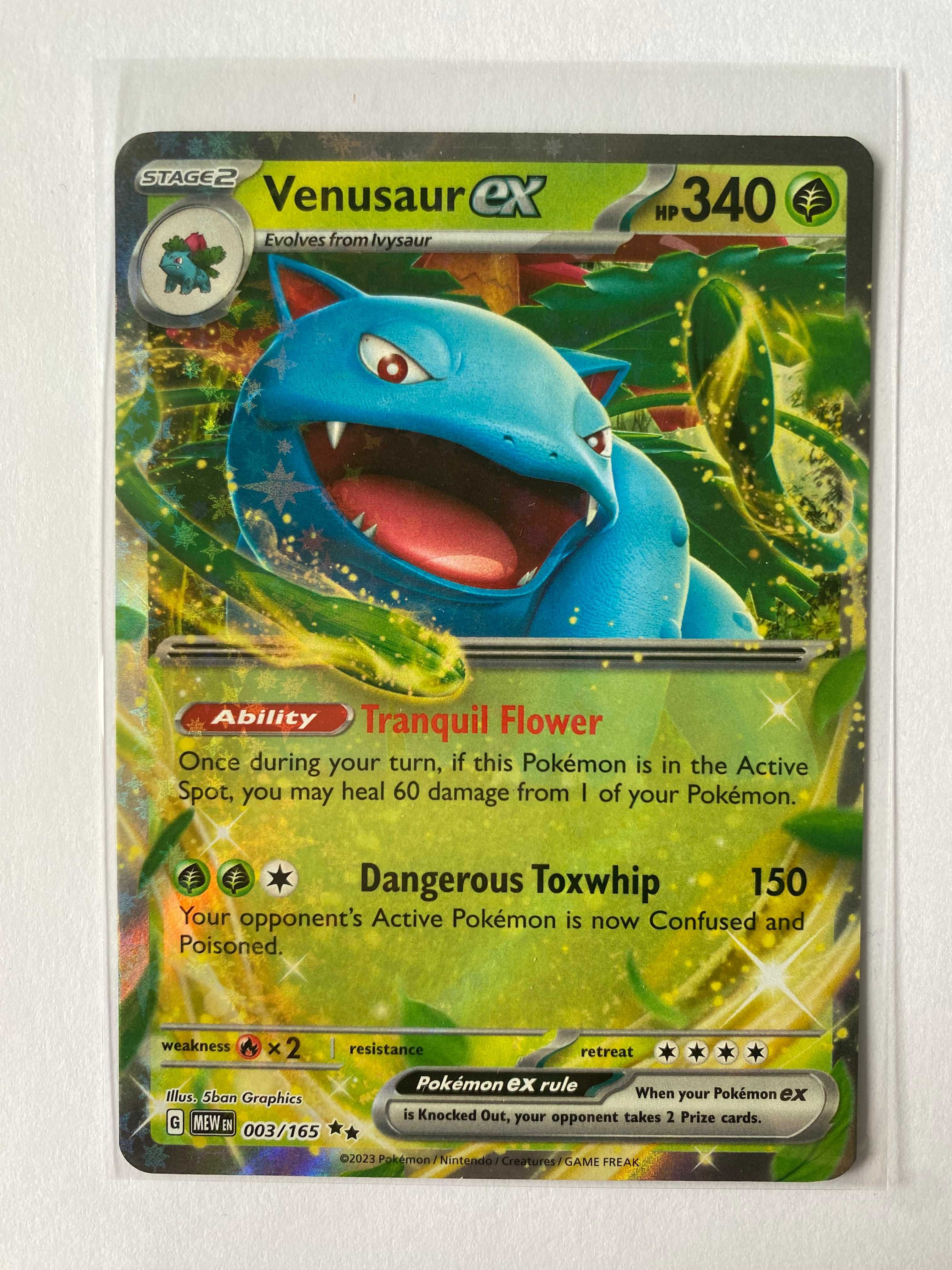 Karta Pokemon: Venusaur ex (MEW 003) / 151
