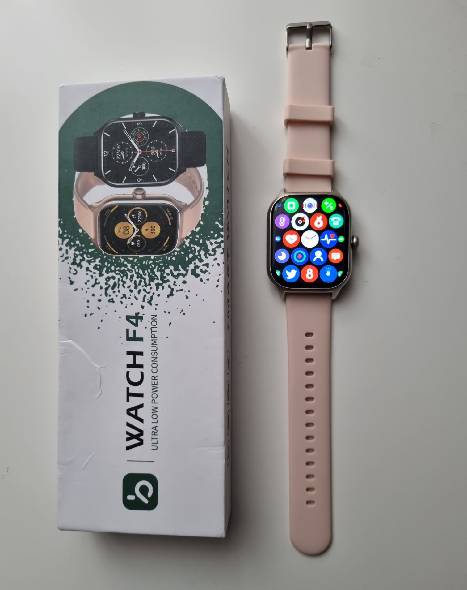 Smartwatch różowy