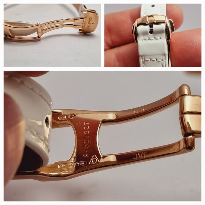 Золотые часы Omega seamaster