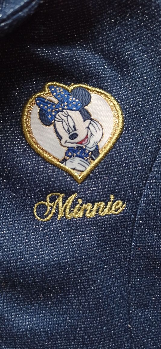 Żakiet marynarka bluza Myszka Minnie Granatowa Disney 62 68