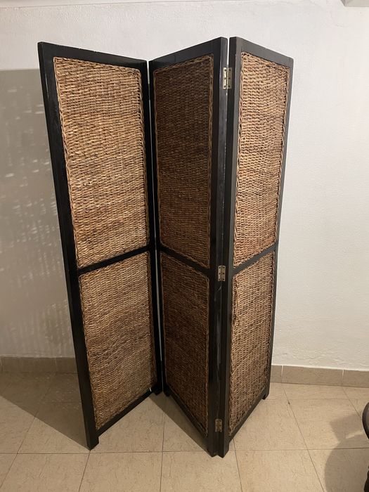 Biombo, madeira 3 paneis