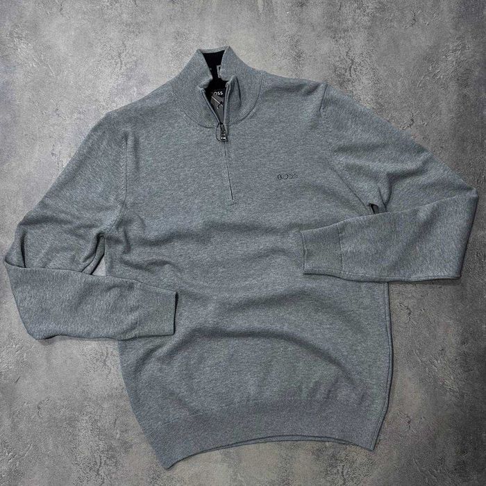 Чоловічий світшот НАПІВЗАМОК HUGO BOSS