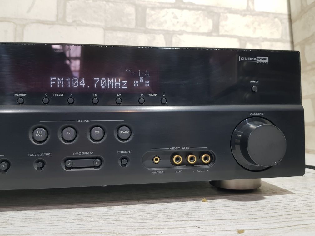 5.1 AV ресивер YAMAHA RX-V467, *5x100 Вт, ARC, HDMI,3D, +1шт., б/у з