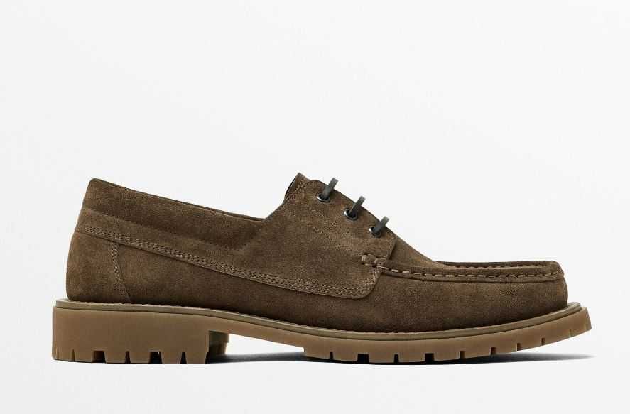 Нові замшеві черевики від Massimo Dutti розмір 42