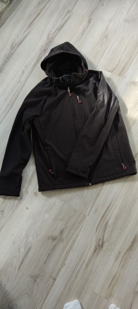 XL C&A czarna męska wiosenna jesienna kurtka parka