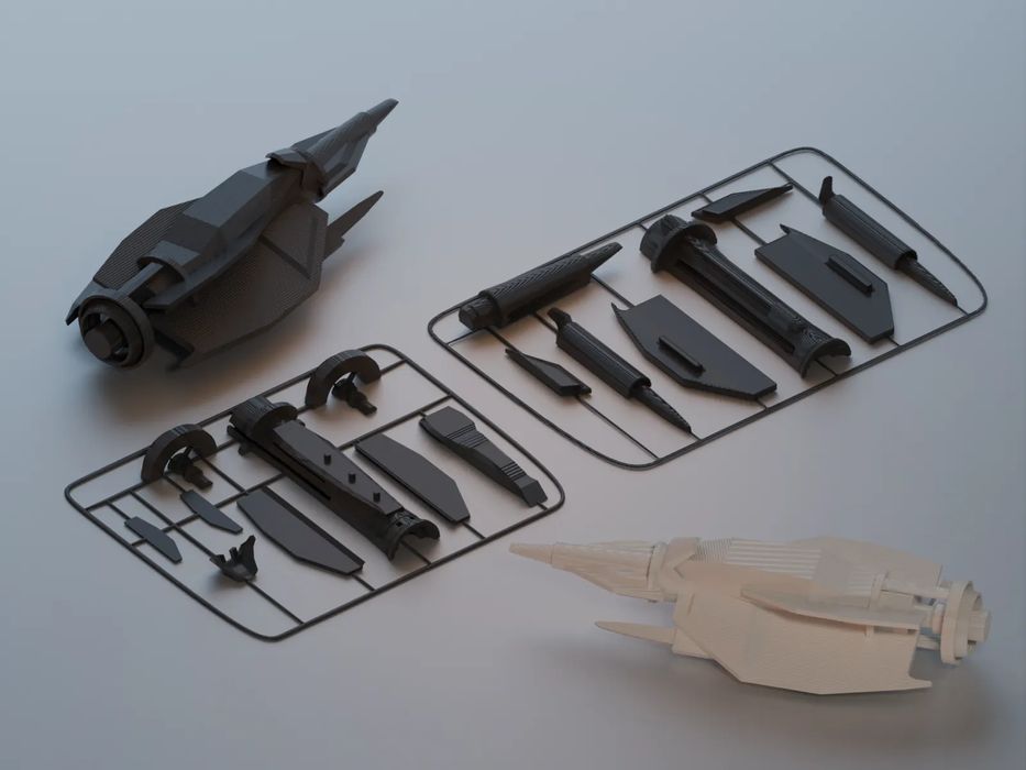 Kit C/ Peças Nave Espacial v1