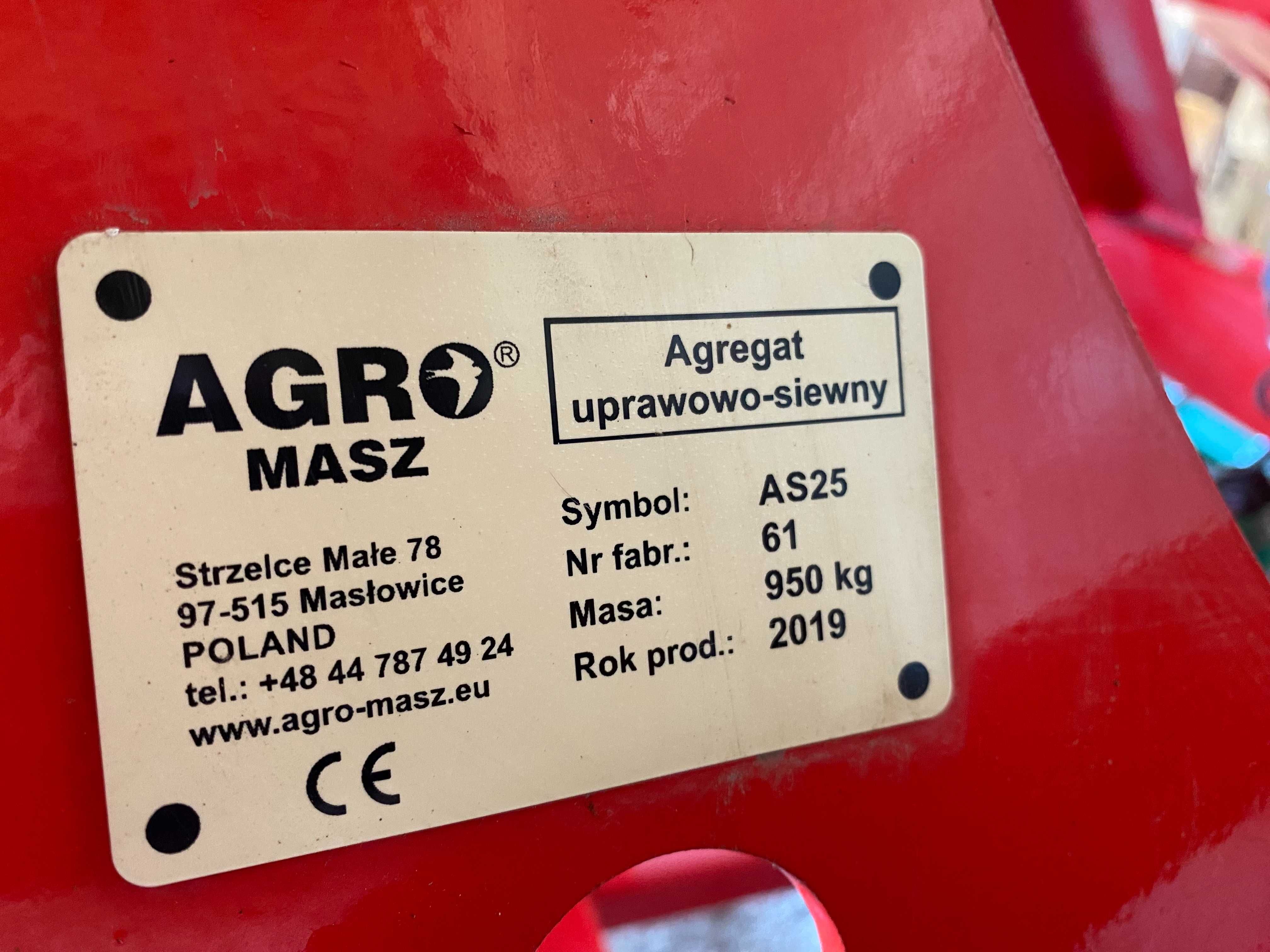 Agregat Uprawowo-Siewny AGRO-MASZ