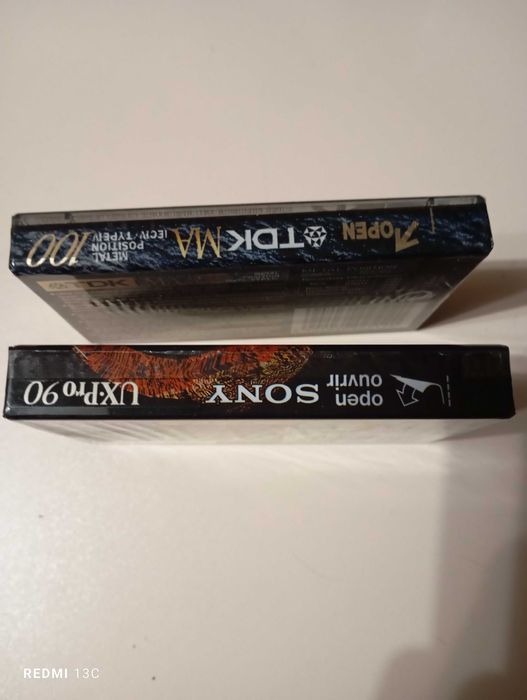 Аудиокассеты, TDK MA 100, Sony UX-Pro 90, Sony metal -xr 90