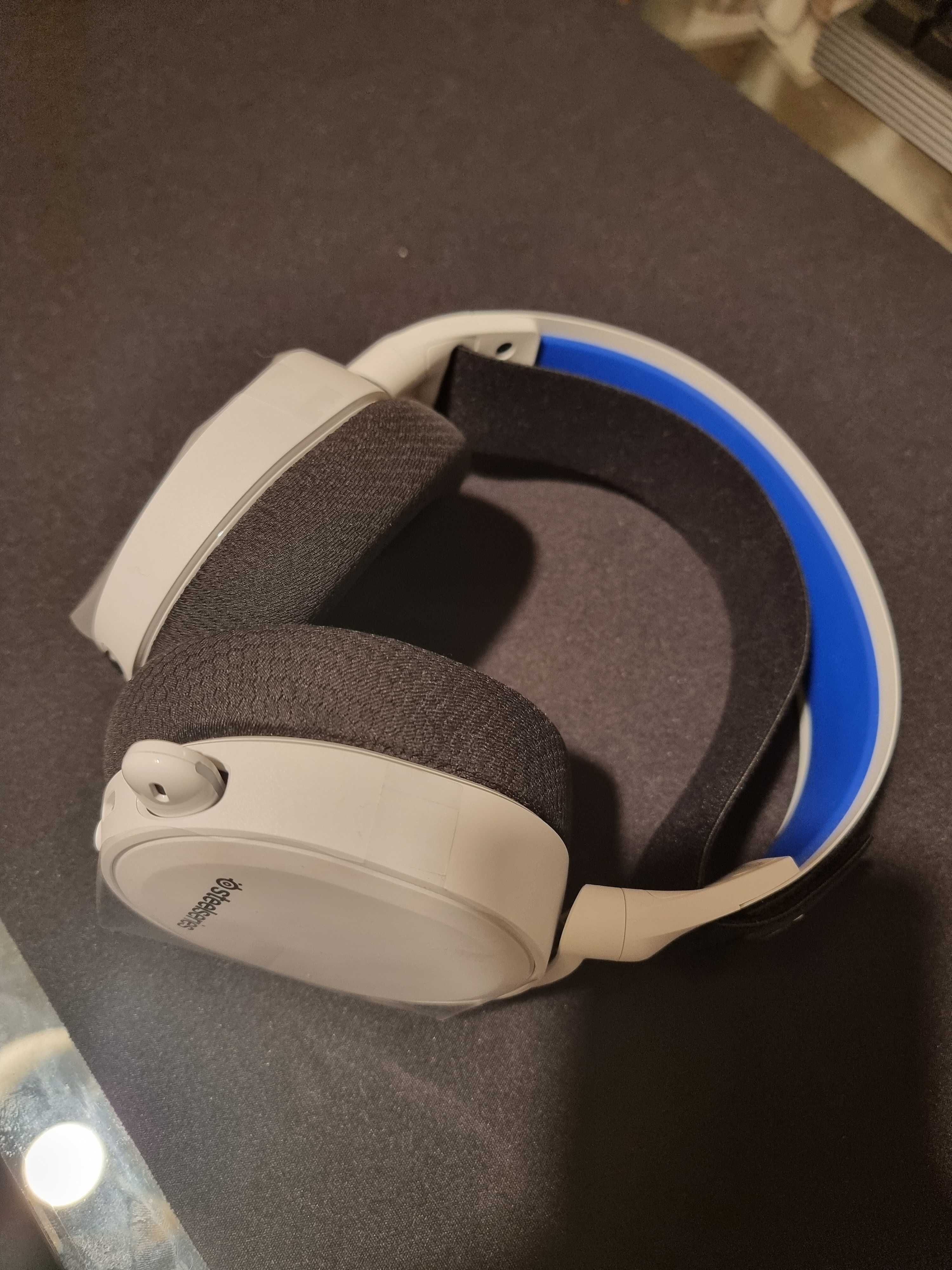 Headset Steelseries Arctis 7P+ 7.1 Surround Wireless Branco