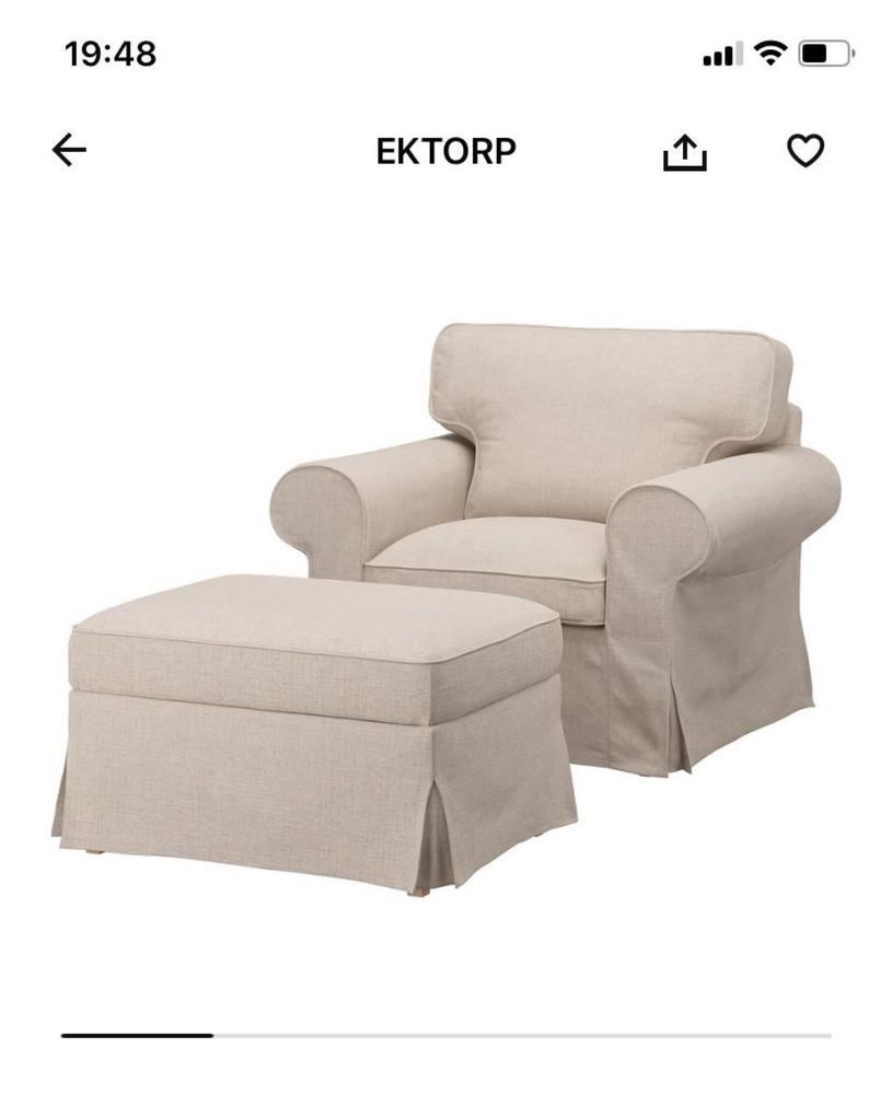 Poltrona Ikeia Ektorp