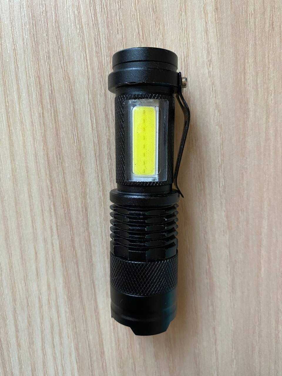 Светодиодный фонарик на акамуляторе заражяется от USB универсальный