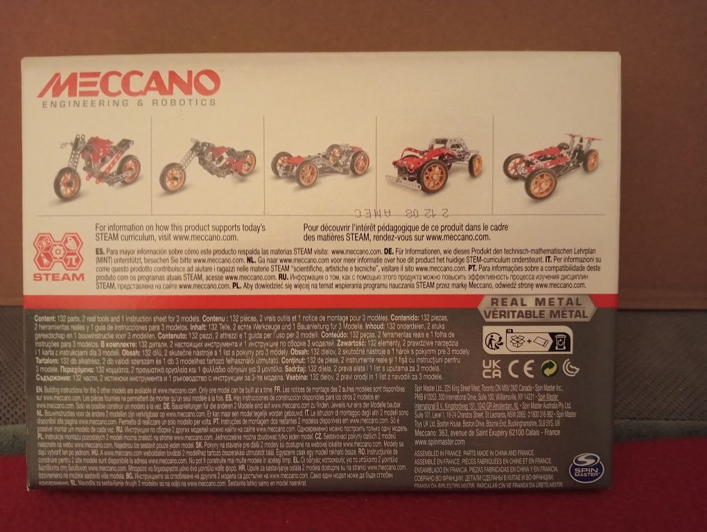 Meccano 19201 klocki konstrukcyjne Spin Master 5w1