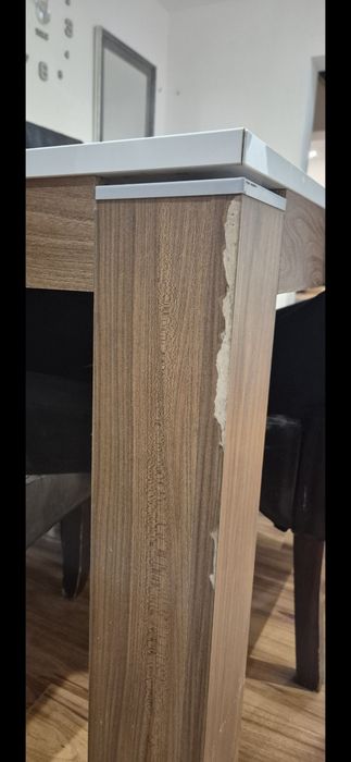 Stół biały połysk do jadalni