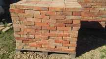 Stara cegła poniemiecka czerwona z rozbiórki 12x6,5x12