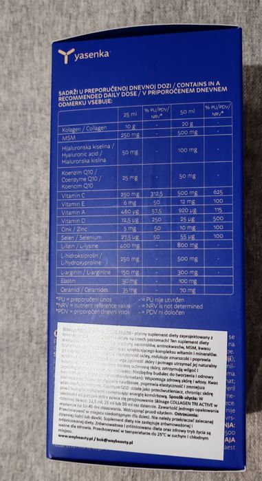 Yasenka Collagen Tri Active 20,000 500ml