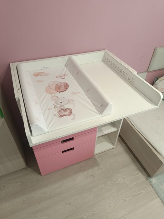 Komoda IKEA + przewijak + organizery – stan bardzo dobry