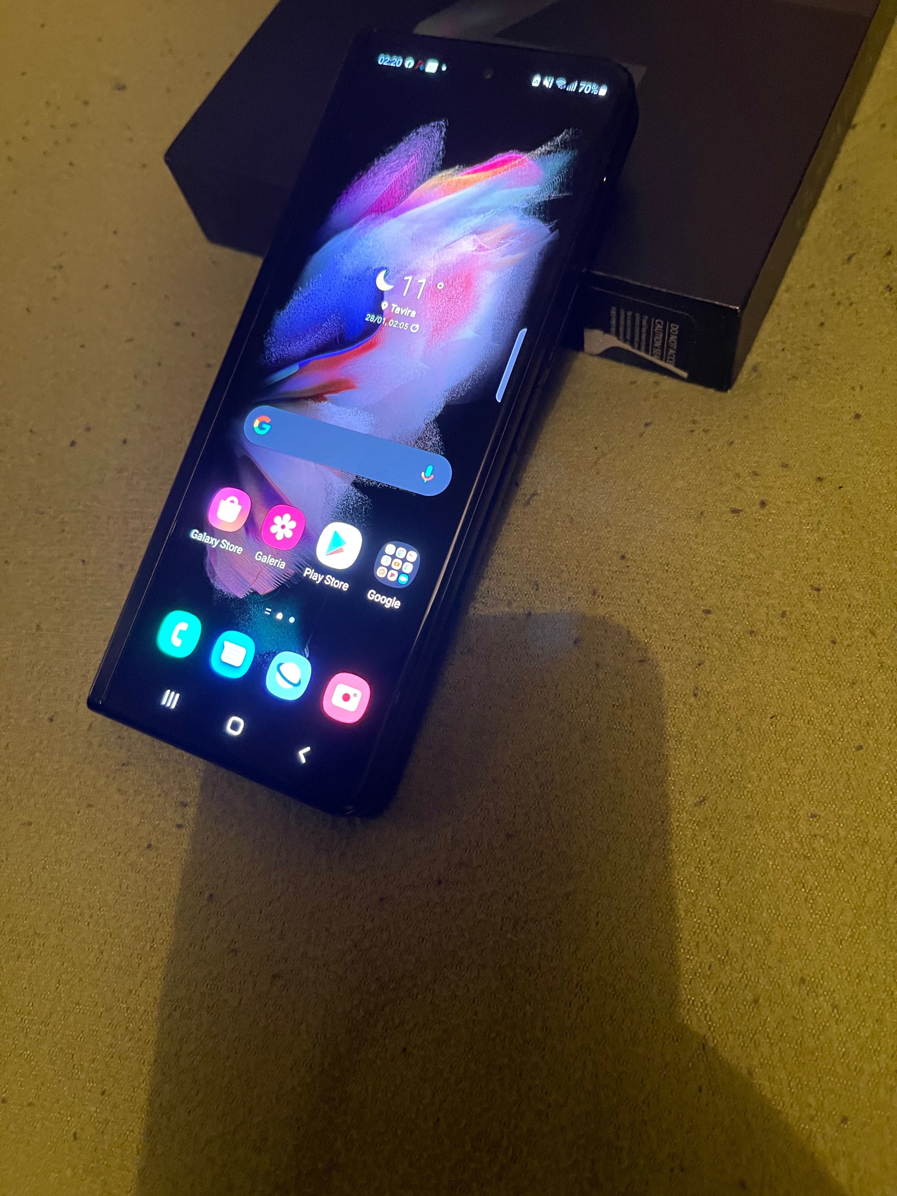 SAMSUNG Galaxy Z Fold 3 5G (7.6'' - 12 GB - 512 GB - Preto)