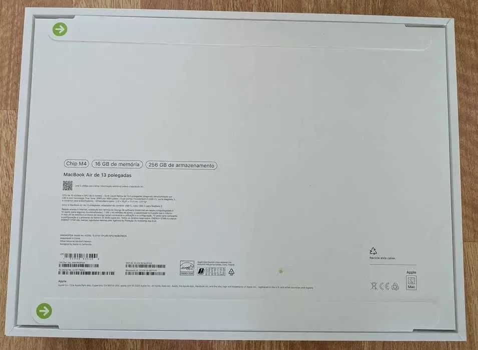 Mac Book Air M4 10 core | 16GB RAM | NOVO com fatura