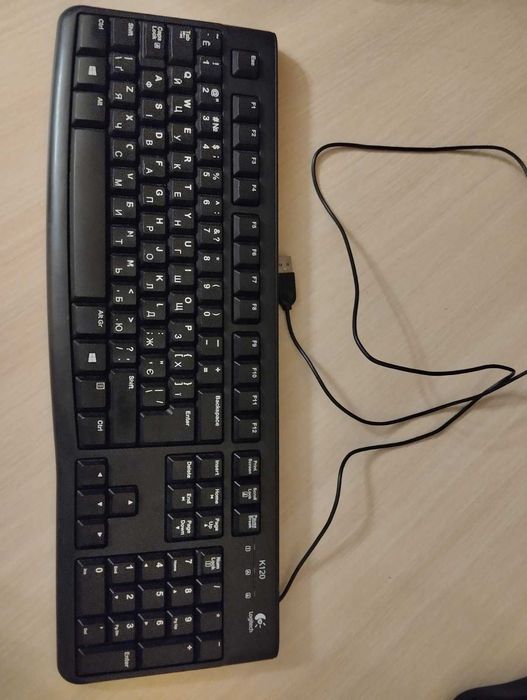 Клавіатура Logitech K120 Ukr USB